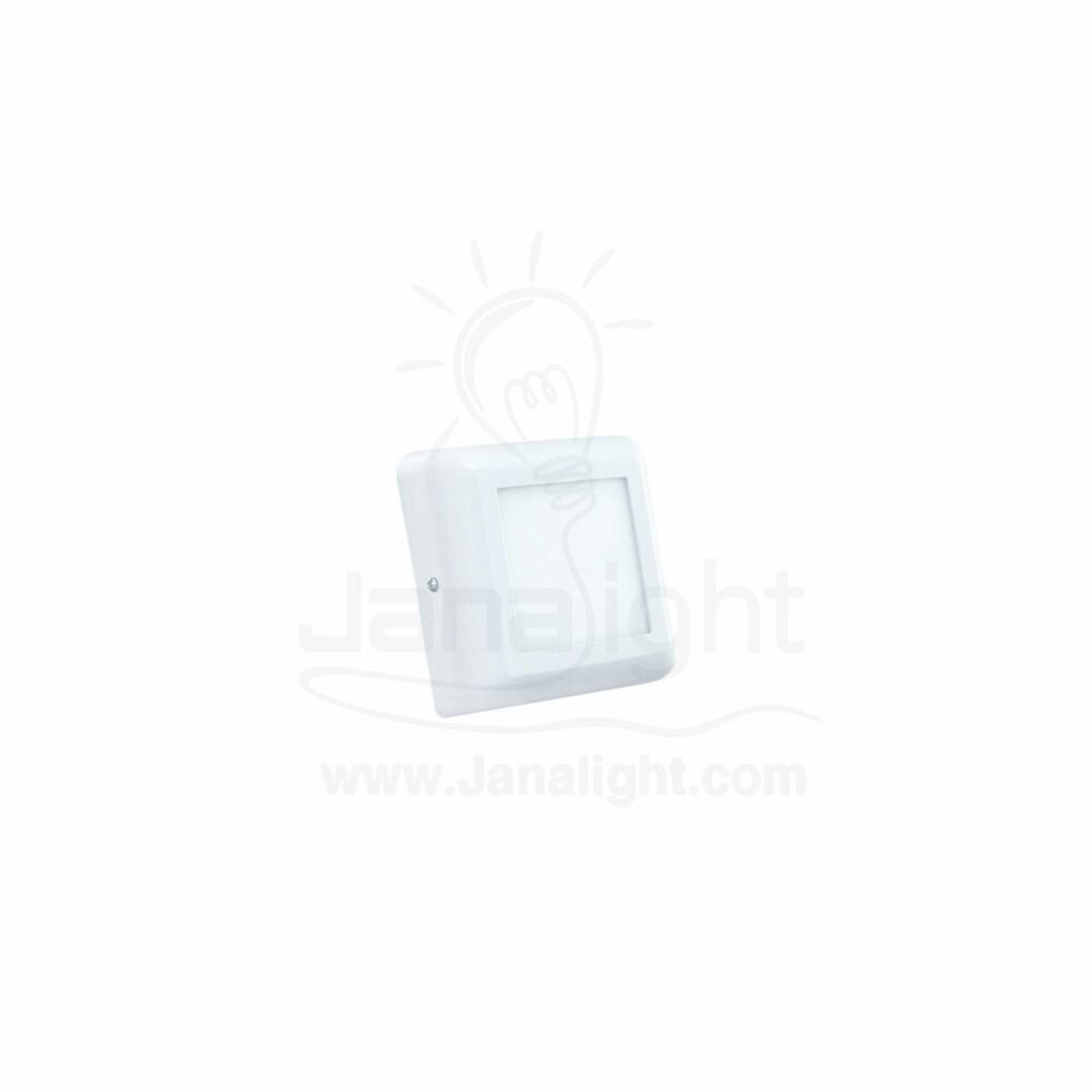 سبوت بانيل لطش 6 وات مربع ابيض panel spotlight 6 watt square white